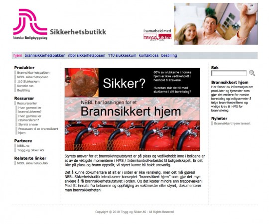Brannsikkert hjem Brannsikkert hjem